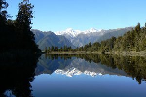 Lake Matheson Neuseeland